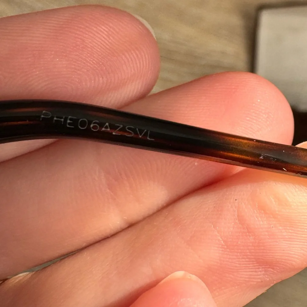 GUCCI Women’s Eyeglasses / Frame Model GG 4237 Semi-Rimless Chain Temple Detail